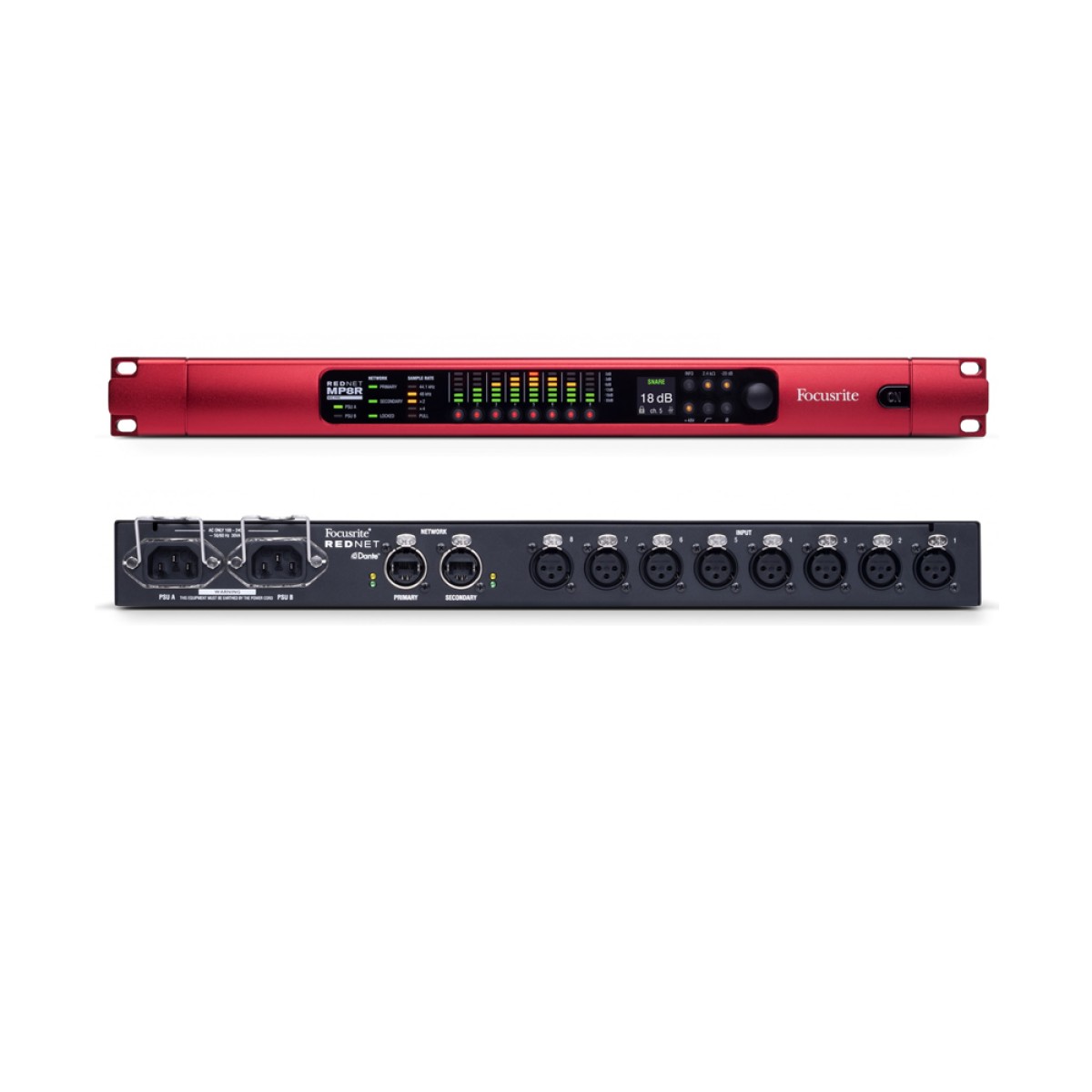 8-CHANNEL REMOTE MIC PRE WITH REDUNDANT NETWORK 8-CHANNEL REMOTE MIC PRE WITH REDUNDANT NETWORK