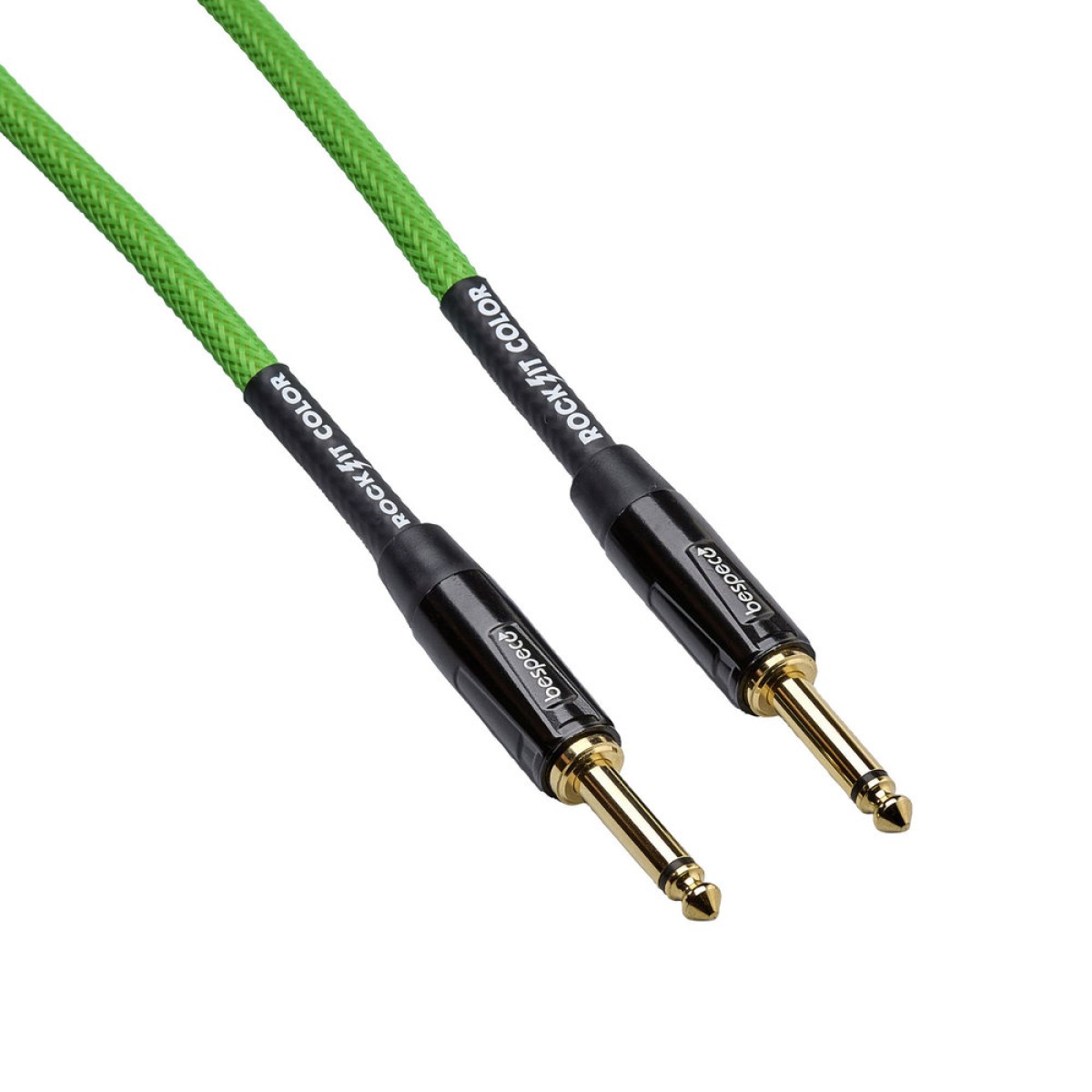 BESPECO INSTRUMENT CABLE JACK/JACK 4,5M ROCKIT SERIES GREEN BESPECO INSTRUMENT CABLE JACK/JACK 4,5M ROCKIT SERIES GREEN