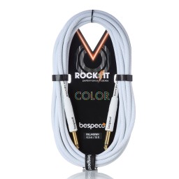BESPECO INSTRUMENT CABLE JACK/JACK 4,5MROCKIT SERIES WHITE