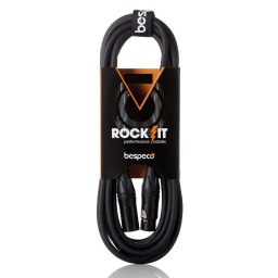 BESPECO CABLE MIC XLR / XLR 3M ROCKIT SERIES