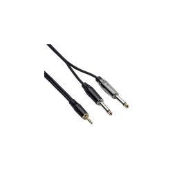 BESPECO CABLE JACK STEREO 3 m / 2 JACK MONO