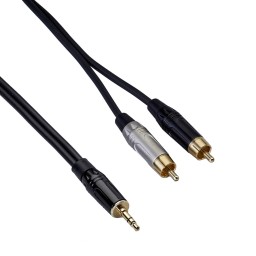BESPECO CABLE STEREO MALE JACK TO  2RCA 5m