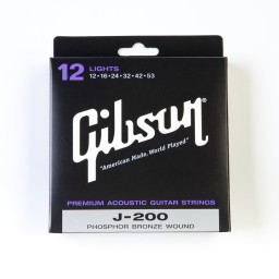 GIBSON ACOUSTIC GUITAR STRINGS J-200 12-52