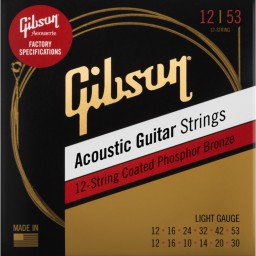 GIBSON GIBSON STRINGS FOR ACOUSTIC COATED PH. BRZ L (012-053)