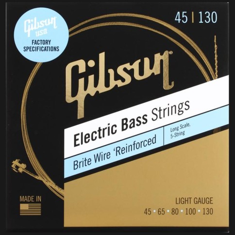 GIBSON GIBSON BASS STRINGS BRITEWIRE 5-STR LONGSC L045-130 GIBSON GIBSON BASS STRINGS BRITEWIRE 5-STR LONGSC L045-130