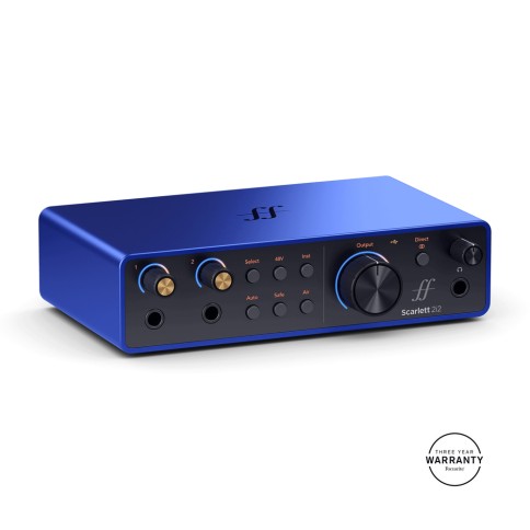 FOCUSRITE USB AUDIO INTERFACE 2IN/2OUT ANNIVERSARY EDITION