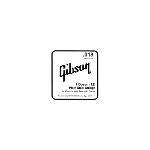 GIBSON ΜΟΝΗ ΧΟΡΔΗ PLAIN STEEL 018/12 TEM