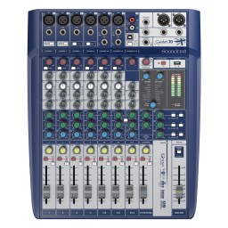 SOUNDCRAFT COMPACT ANALOG MIXING 6 MONO/2 ST.-LEXICON EFFECTS