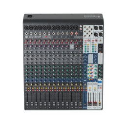SOUNDCRAFT COMPACT ANALOG MIXING12 MONO/2 ST.-LEXICON EFFECTS