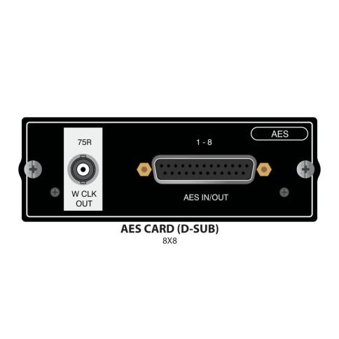 SOUNDCRAFT AES/EBU 8+8 D TYPE CARD WITH WORD CLOCK SOUNDCRAFT AES/EBU 8+8 D TYPE CARD WITH WORD CLOCK