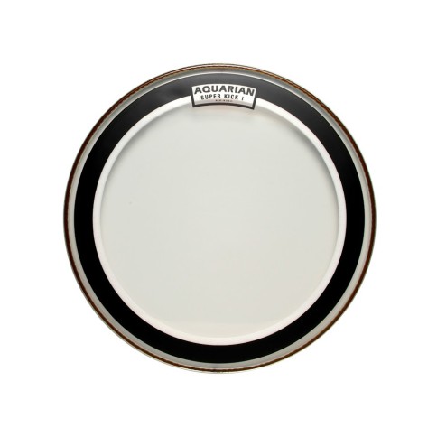 AQUARIAN 16'' CLEAR SINGLE PLY SUPER KICKDRUMHEAD