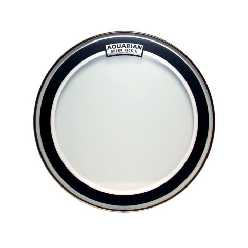 AQUARIAN 18'' SUPER KICK II CLEAR WITH TOM HOOP