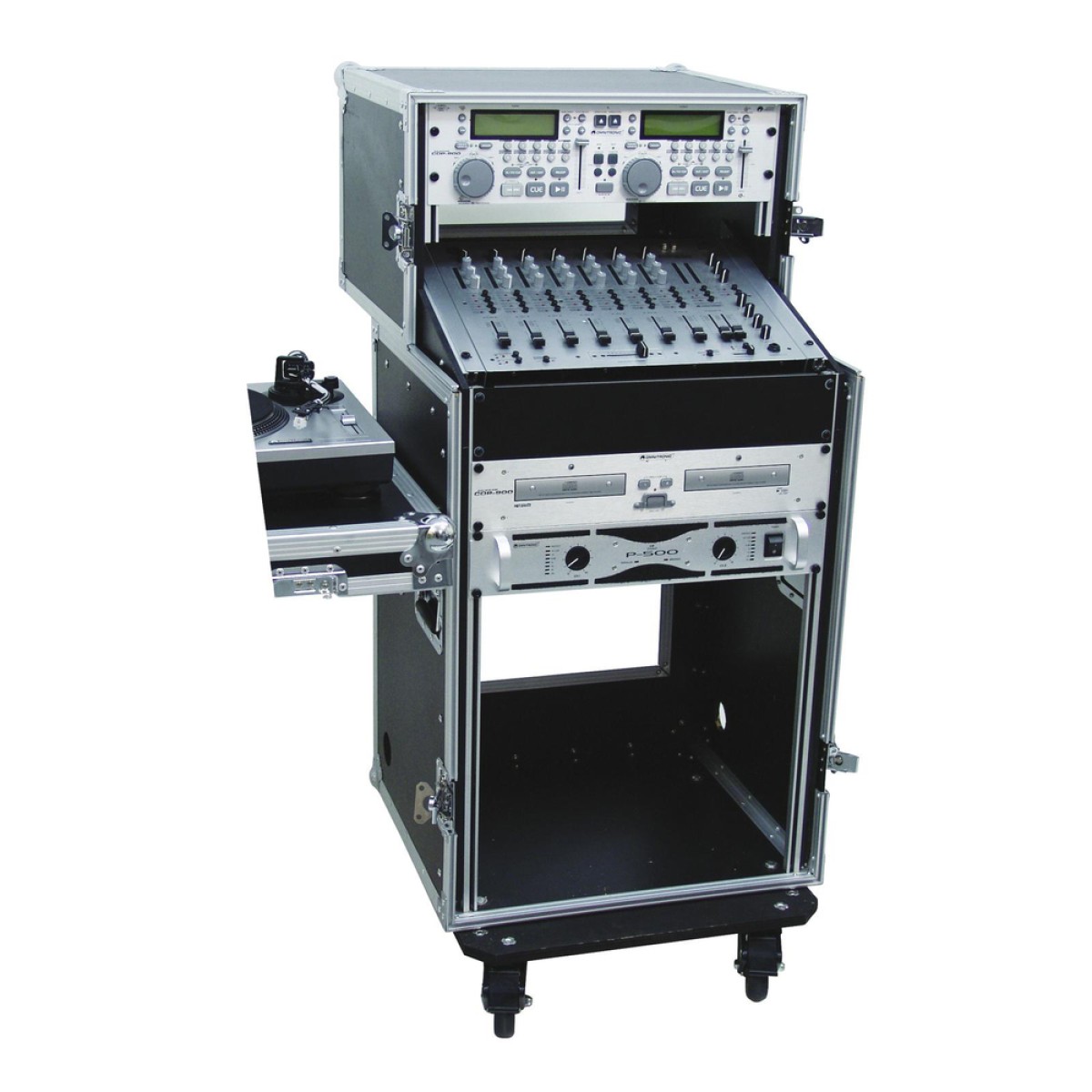 RACK 16U ΜΕ ΑΠΟΣΠΩΜΕΝΑ ΚΑΠΑΚΙΑ, ΡΟΔΕΣ, ΤΡΑΠΕΖΙ 