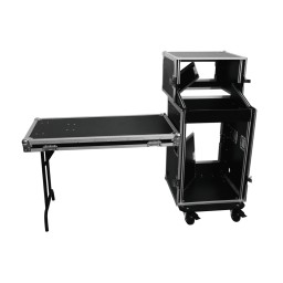 OMNITRONIC RACK 16U ΜΕ ΑΠΟΣΠΩΜΕΝΑ ΚΑΠΑΚΙΑ, ΡΟΔΕΣ, ΤΡΑΠΕΖΙ