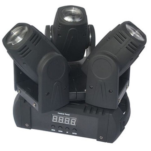 STARAY ΤΡΙΠΛΗ ΚΙΝΗΤΗ ΚΕΦΑΛΗ LED SPOT 3Χ10W RGBW