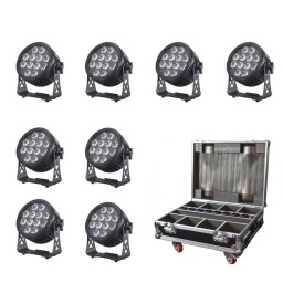 PLS SET OF 8 PCS ST-1218WB IN A CHARGING F/C WITH WHEELS