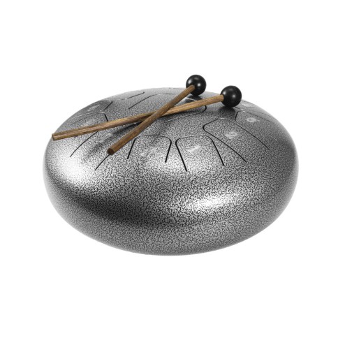 DIMAVERY Steel Tongue Drum, silver