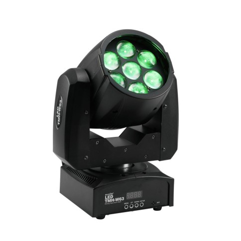 EUROLITE Washlight with 7 intense 9 W LEDs (4in1) and motor