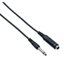 BESPECO EXTENTION CABLE 6,3mm JACK/6,3mm JACK 1,5m