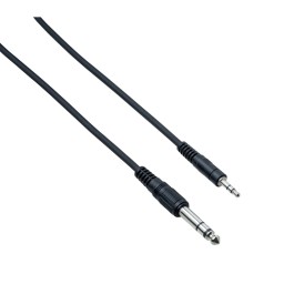 BESPECO CABLE 6,3 STEREO JACK/3,5 STEREO JACK 1,5m