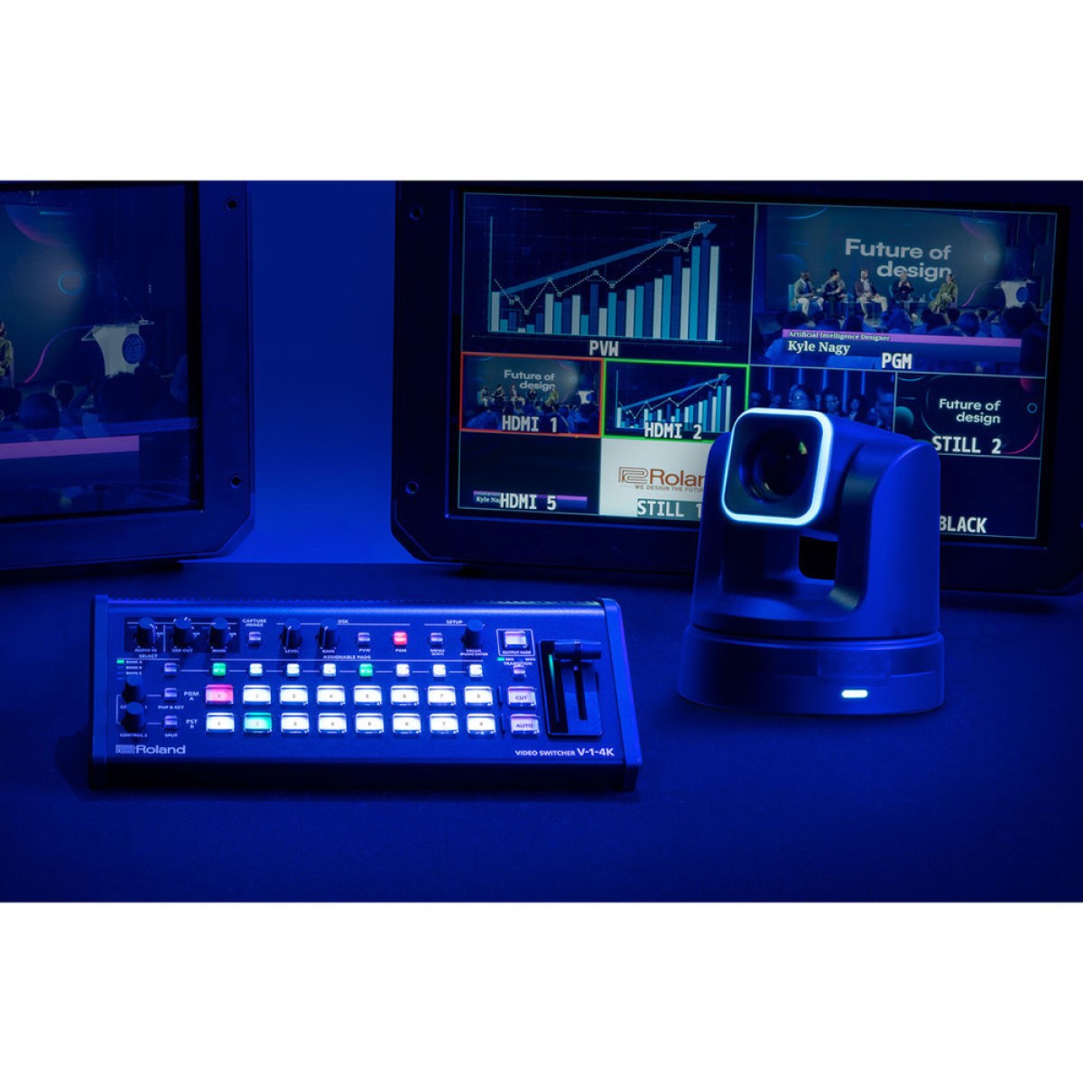 ROLAND VIDEO SWITCER 4K WITH 5 HDMI INPUTS AND OUTPUTS ROLAND VIDEO SWITCER 4K WITH 5 HDMI INPUTS AND OUTPUTS