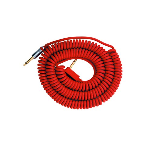 VOX ΚΑΛΩΔΙΟ ΚΙΘΑΡΑΣ VOX VINTAGE COIL CABLE 9M RED VOX ΚΑΛΩΔΙΟ ΚΙΘΑΡΑΣ VOX VINTAGE COIL CABLE 9M RED