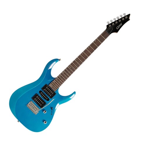 CORT ELECTRIC GUITAR X SERIES 200 CANDY BLUE CORT ELECTRIC GUITAR X SERIES 200 CANDY BLUE